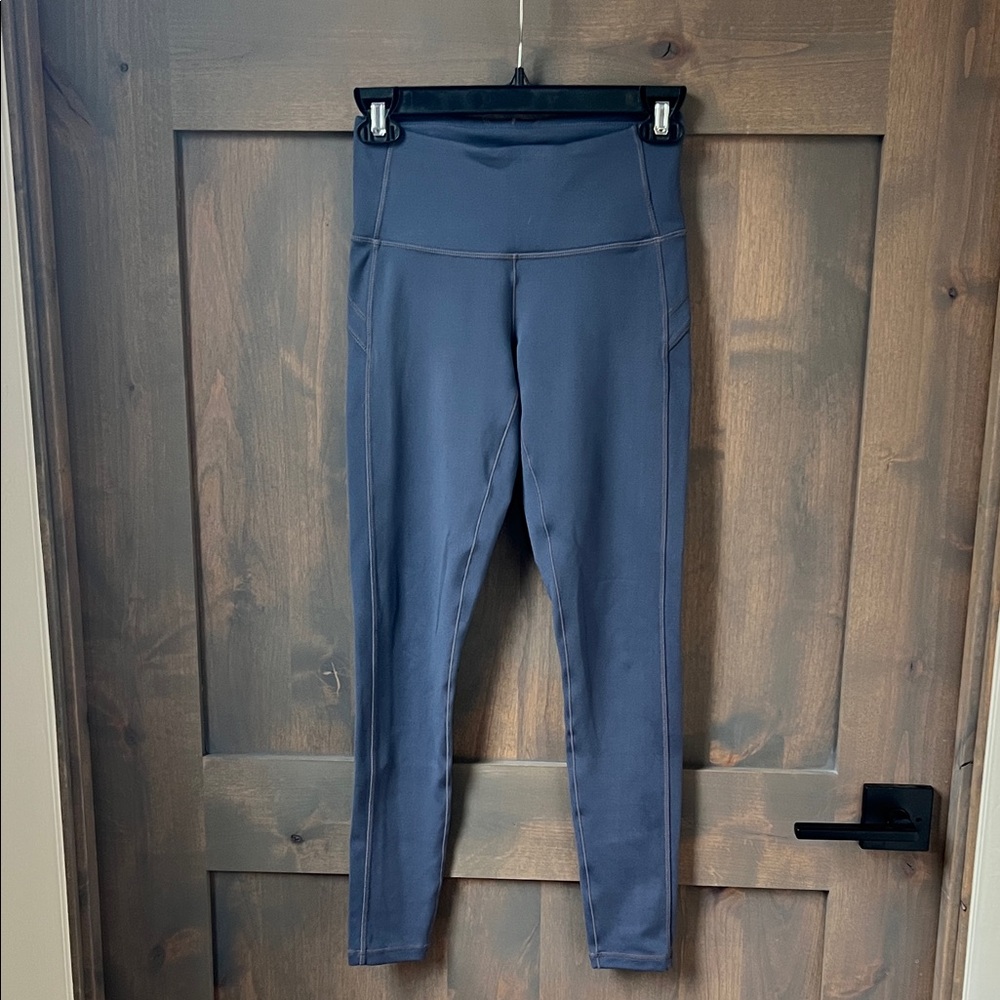 Prana High-Waisted Dark Gray Athletic Leggings